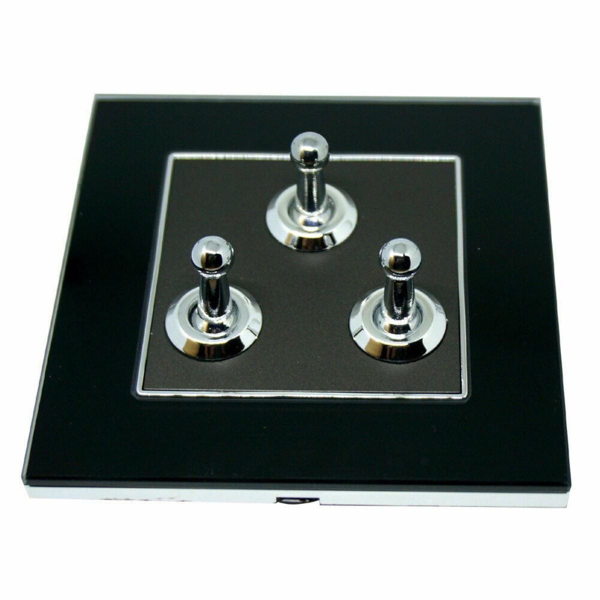 LEDSone industrial vintage 3 Gang Switch Wall Light Toggle Screw less switch ~2642